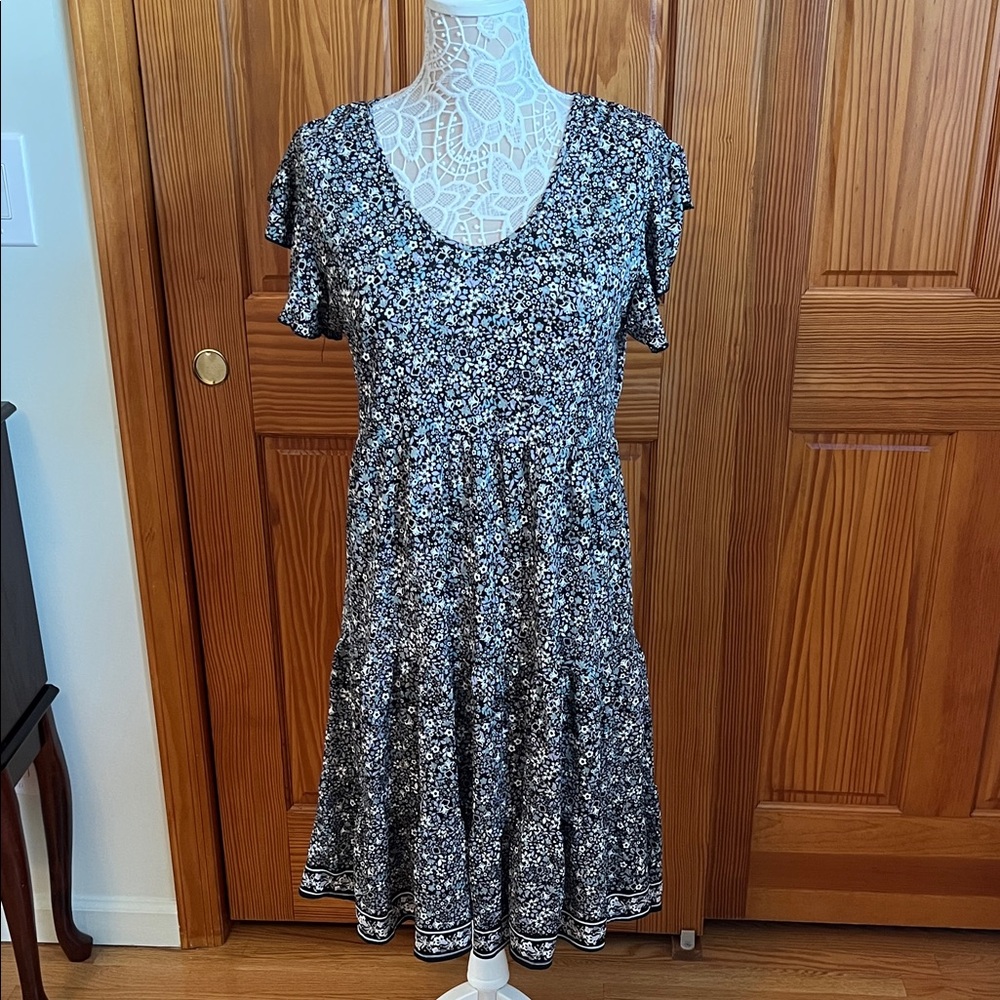 Max Studio Tiered Tee Shirt Dress